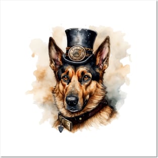 German Shepherd Posters and Art